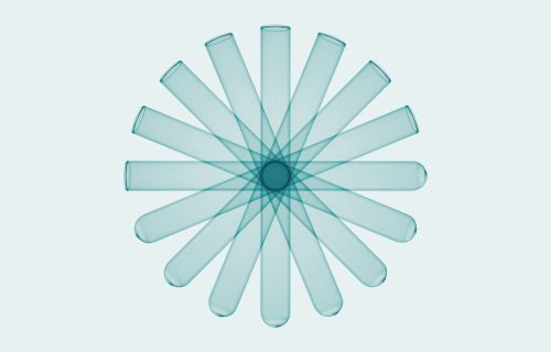 Test Tube Flower Pattern